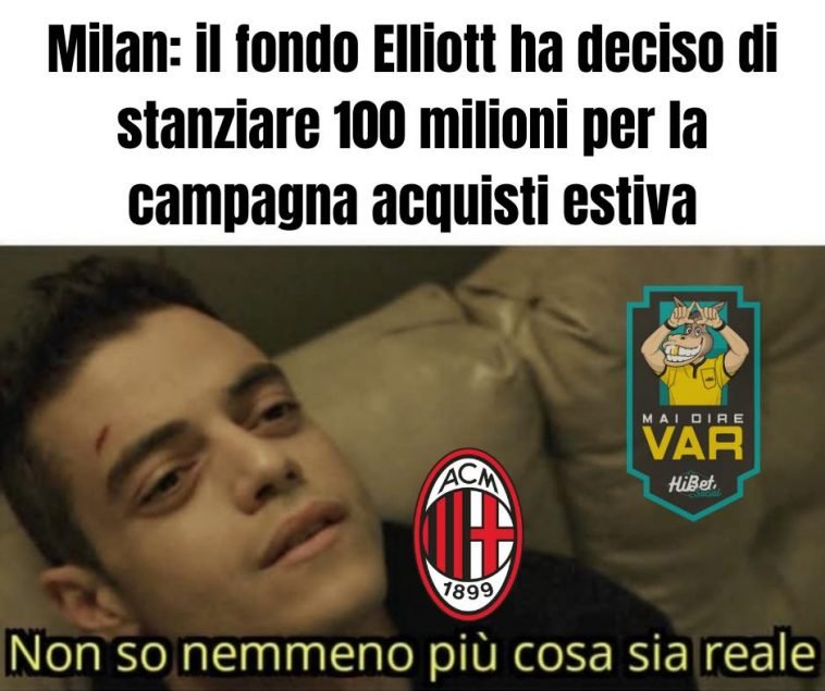 Il Fondo Elliott investe sul Milan